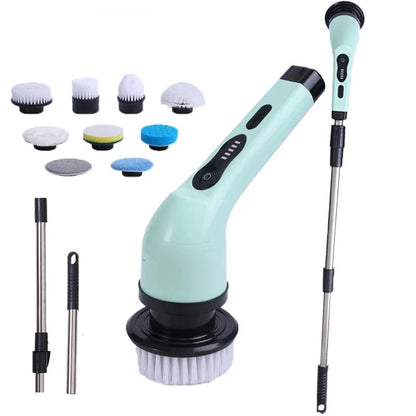 🧼 9-in-1 Electric Spin Scrubber for Home Cleaning🌀🧽✨