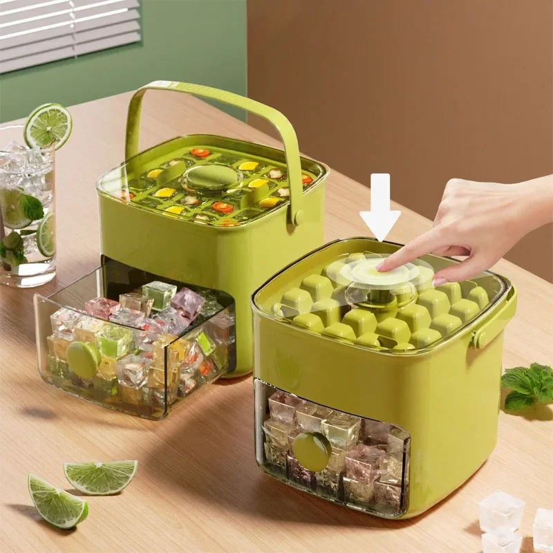 🧊48-Grid Easy Release Ice Cube Tray Mold 🥶❄️