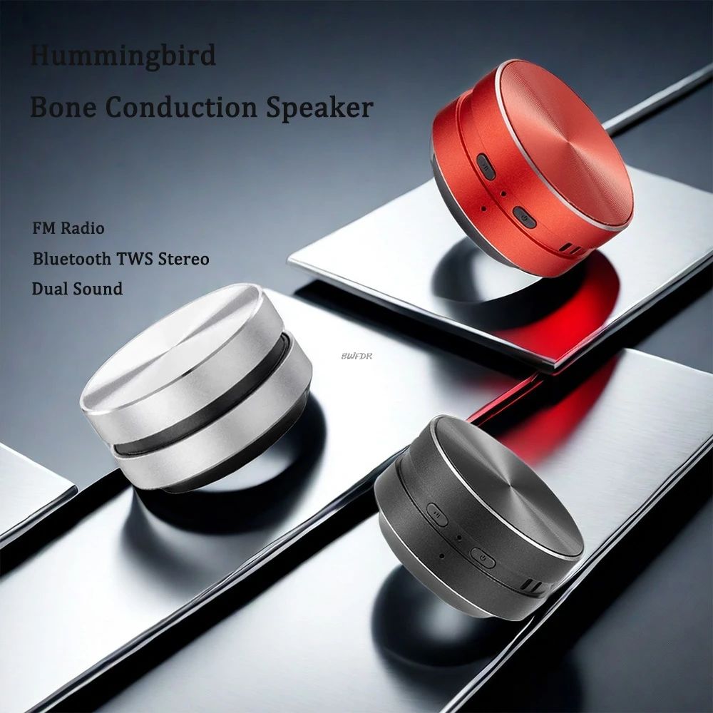 🎵2025 Bone Conduction TWS Speaker with FM Radio 🔊📻
