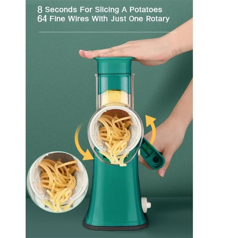 🥕 Mandoline Slicer & Grater for Veggies🍎🔪
