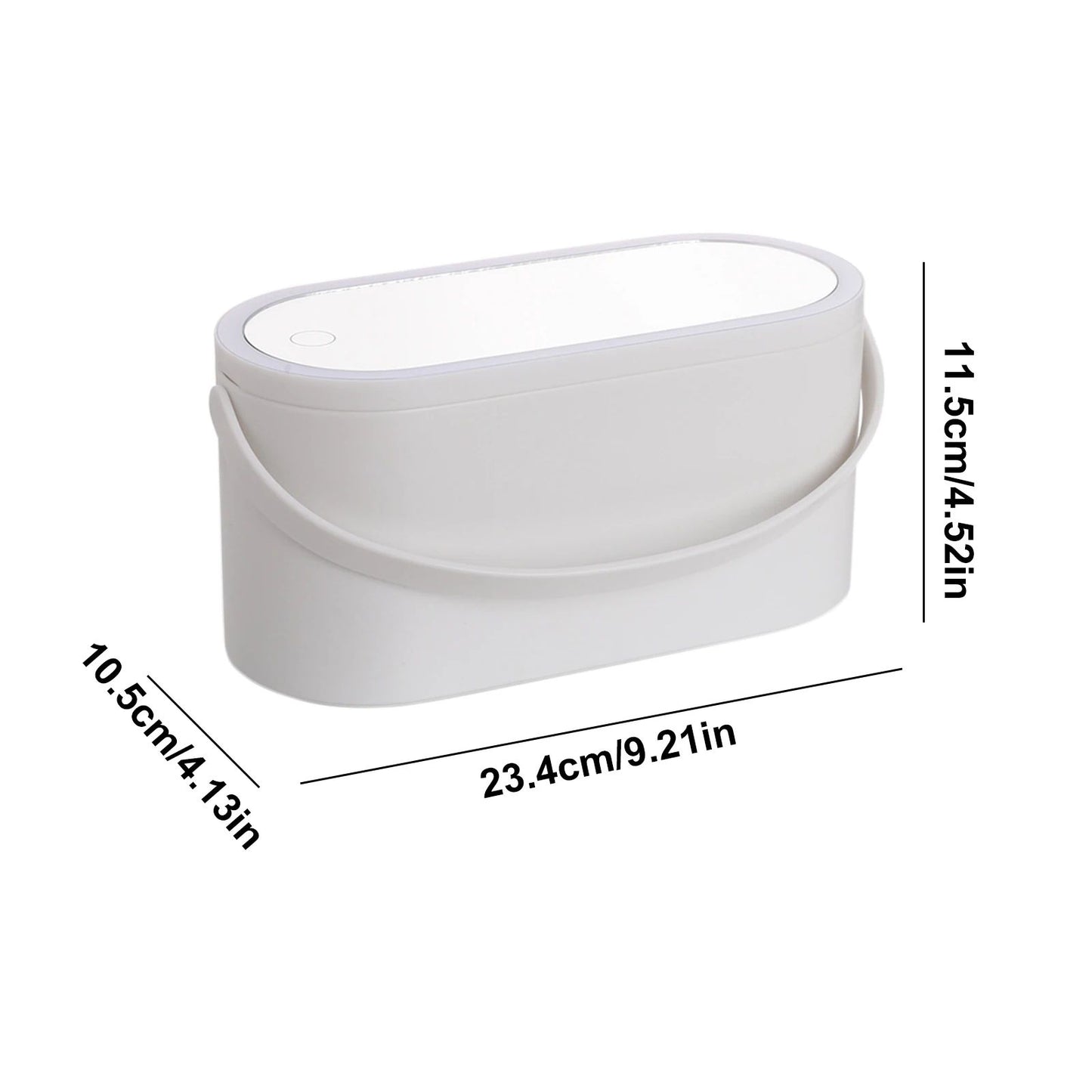 GlamBox Portable Vanity with LED mirror