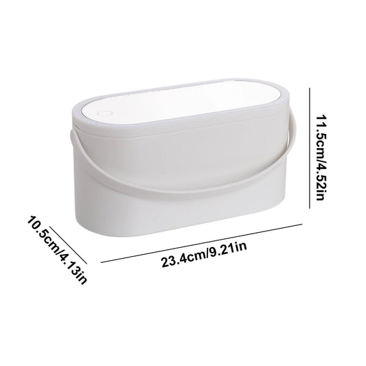 GlamBox Portable Vanity with LED mirror