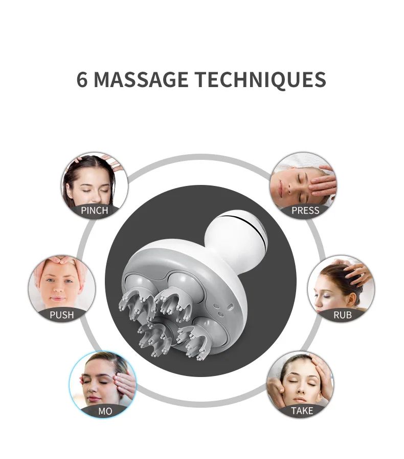 💆 Cordless Scalp Massager for Hair & Relax